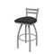 Holland Bar Stool Co 30" Low Back Swivel Bar Stool, Nickel Finish, Canter Iron Seat 41130AN008 - alternate 1